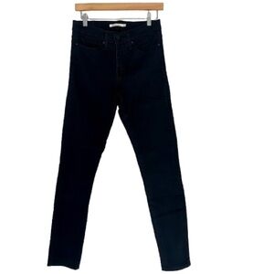 Levis black 311 shaping skinny women’s jeans grunge size 27